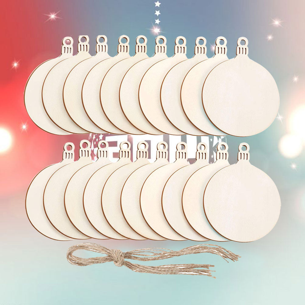 50Pcs Diy Bauble Christmas Decorations
