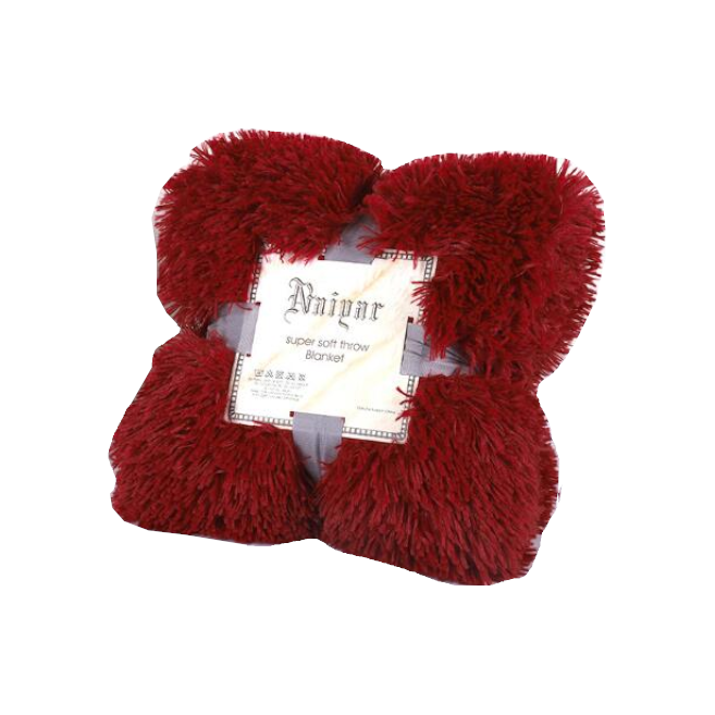 80X120cm Soft Warm Fluffy Shaggy Children's Throw Blanket Snuggle Rug