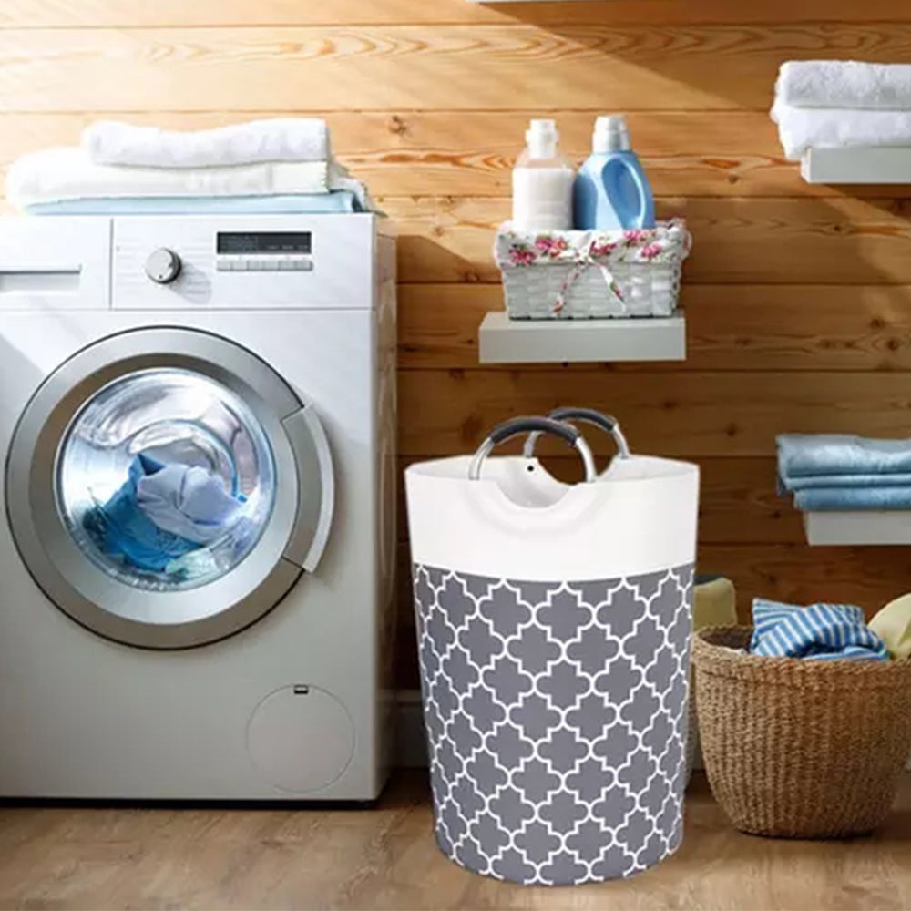 82L Laundry Basket Hamper Bag Washing Bin Clothes Collaps