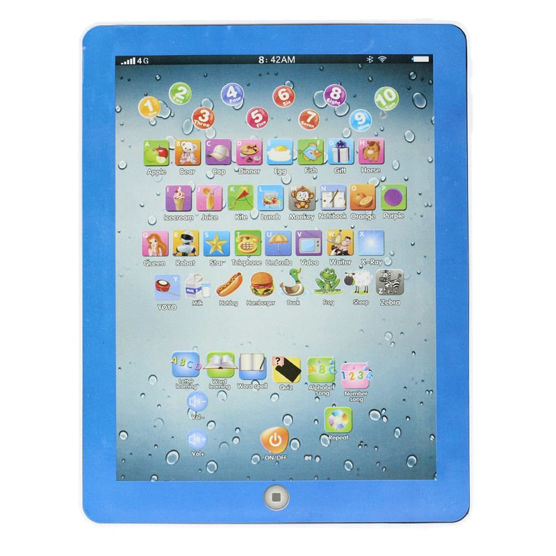 Children Tablet Kids Educational Learning Fun Play Study Little One Toy Games