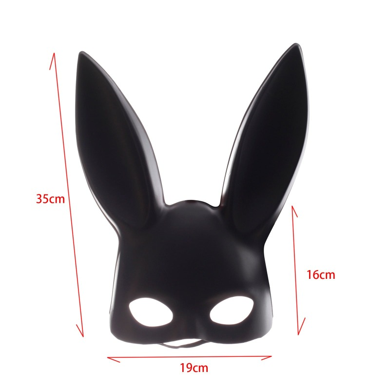 Sexy Bunny Rabbit Ears Mask Costume Cosplay Fetish Bdsm