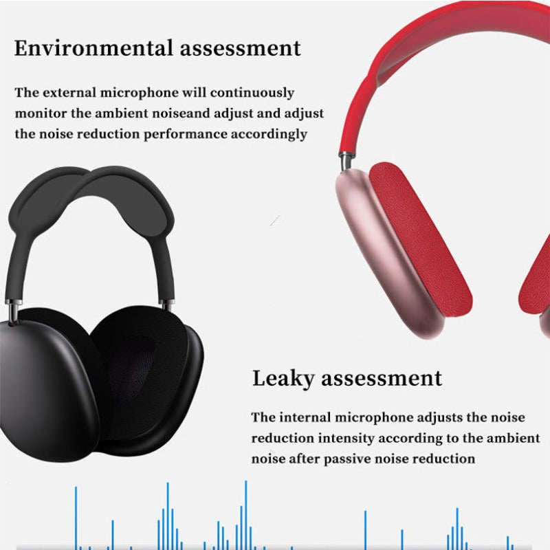 P9max Bluetooth Headphone Headmounted Headset Wireless Electro