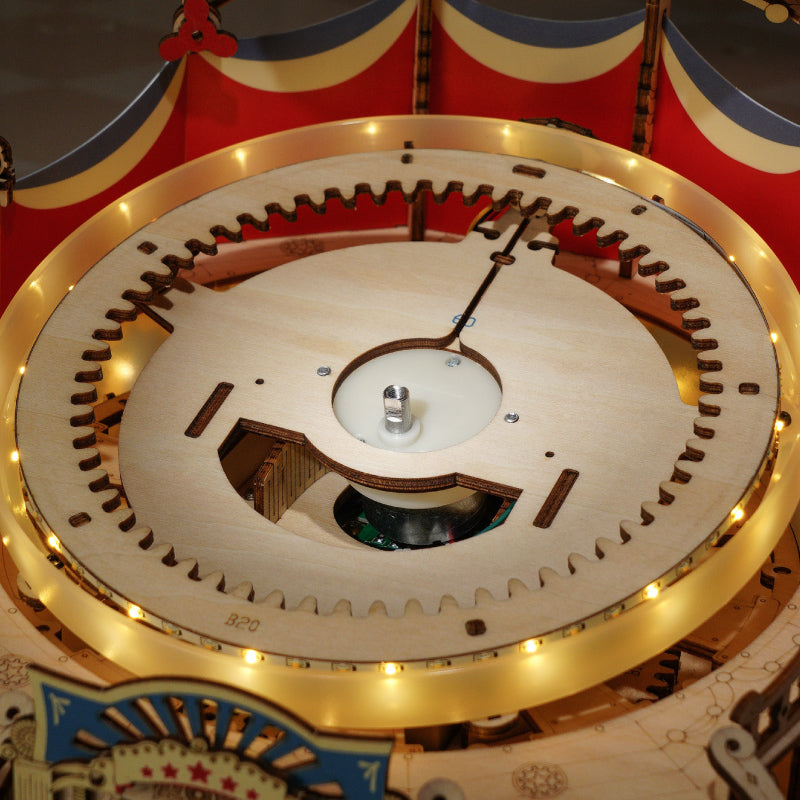Rokr Tilt Whirl The Tea Cup Amusement Park Series Building Toy Birthday