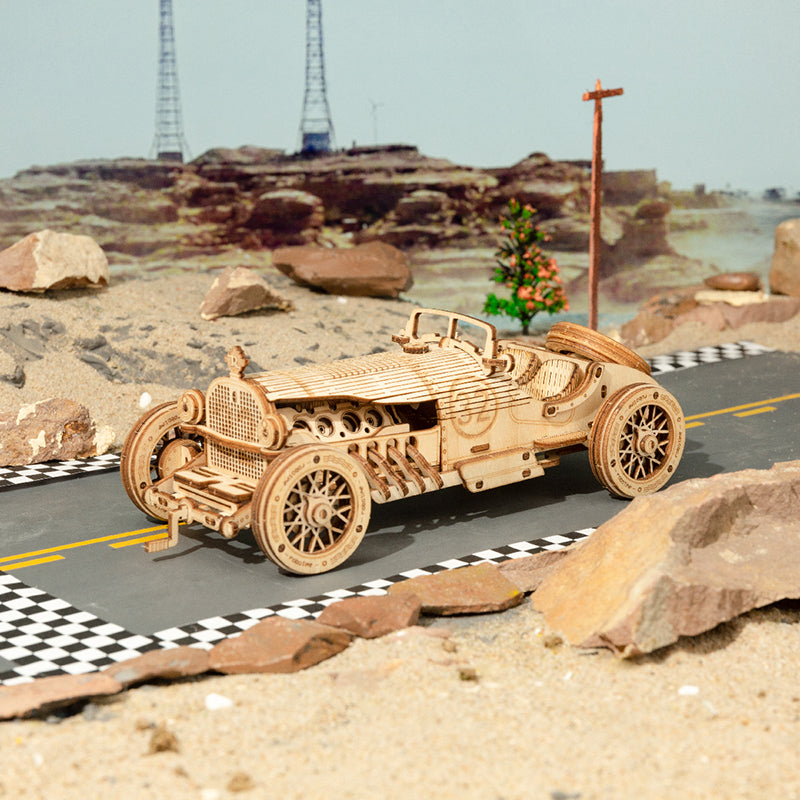 Rokr Train Model 3D Puzzle Toy Assembly Kit For Children