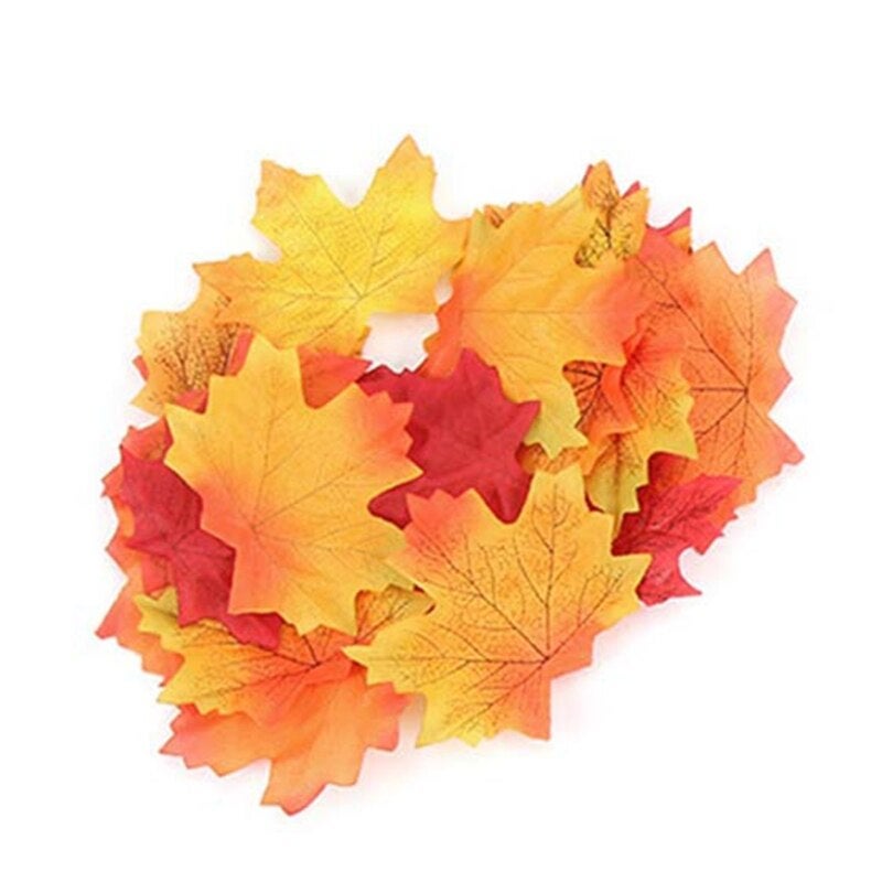 86 Pcs Halloween Simulation Acorn Artificial Pumpkins Pine Cones Maple Leaves