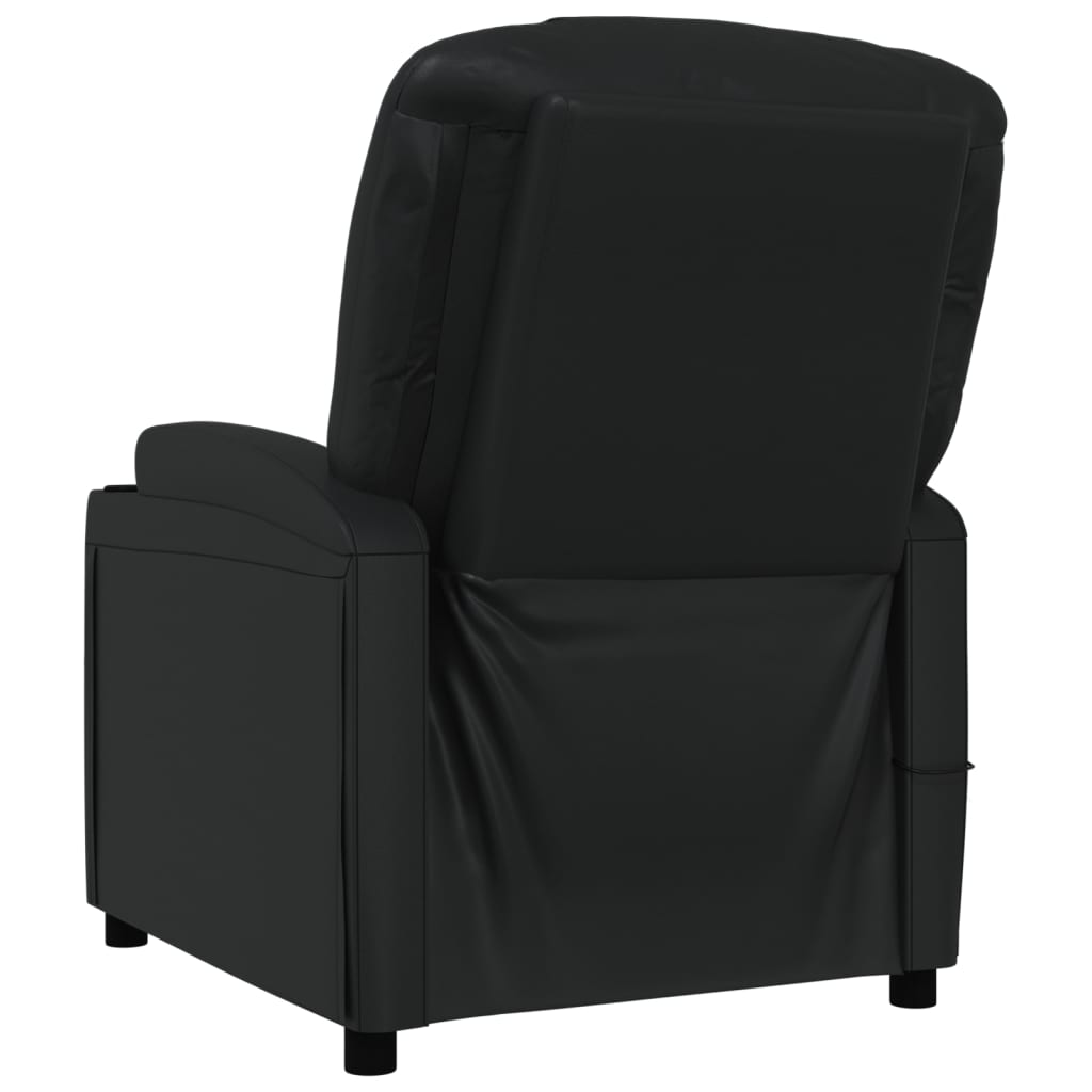 Vidaxl Massage Chair Black Faux Leather