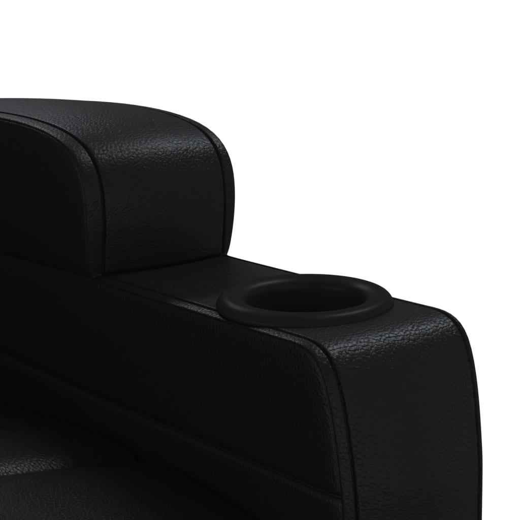 Vidaxl Massage Chair Black Faux Leather