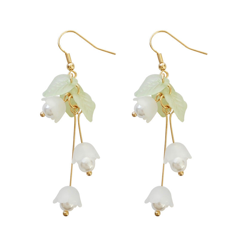 Veile Studios Lily Of The Valley Flower Female Earrings