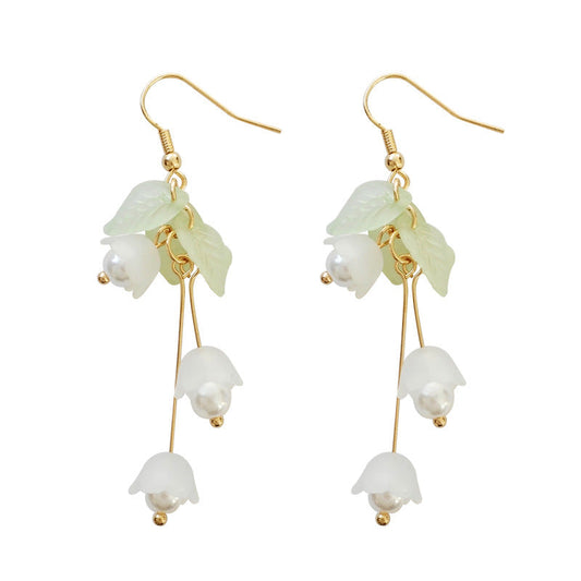 Veile Studios Lily Of The Valley Flower Female Earrings