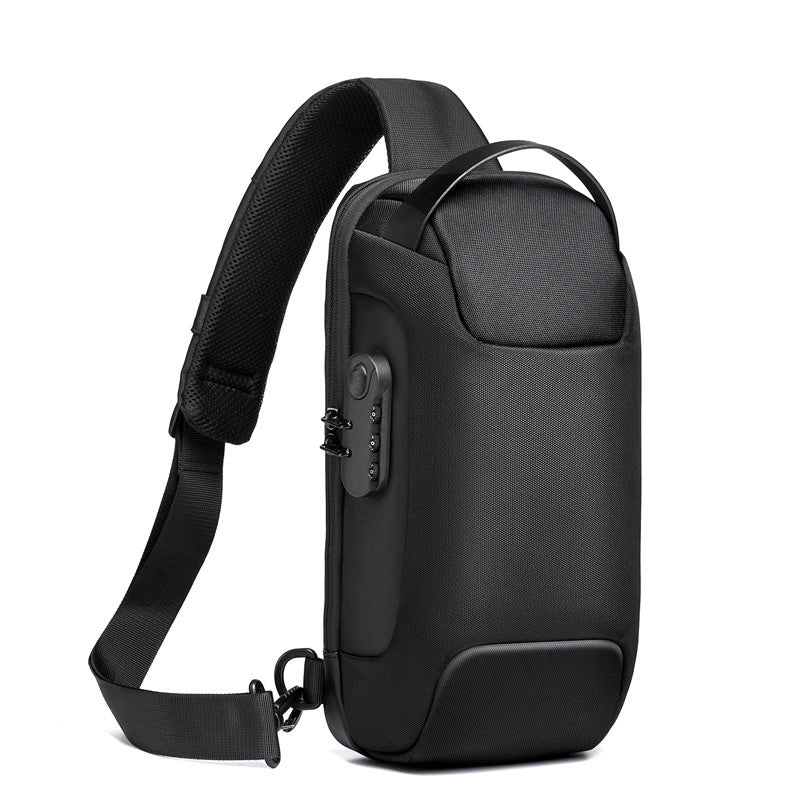 Waterproof Usb Antitheft Bag Men Oxford Crossbody Shoulder Sling Multifunction