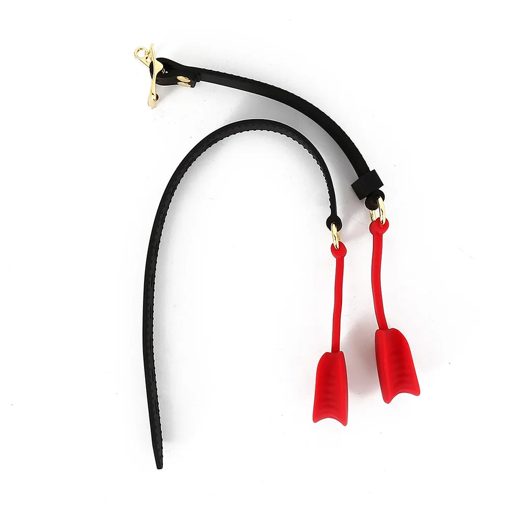 Silicone Mouth Ball Invisible Yoke Bundled Erotic Goods Bdsm Deep Throat Female Gag Flirtation Toys Couple Supplies