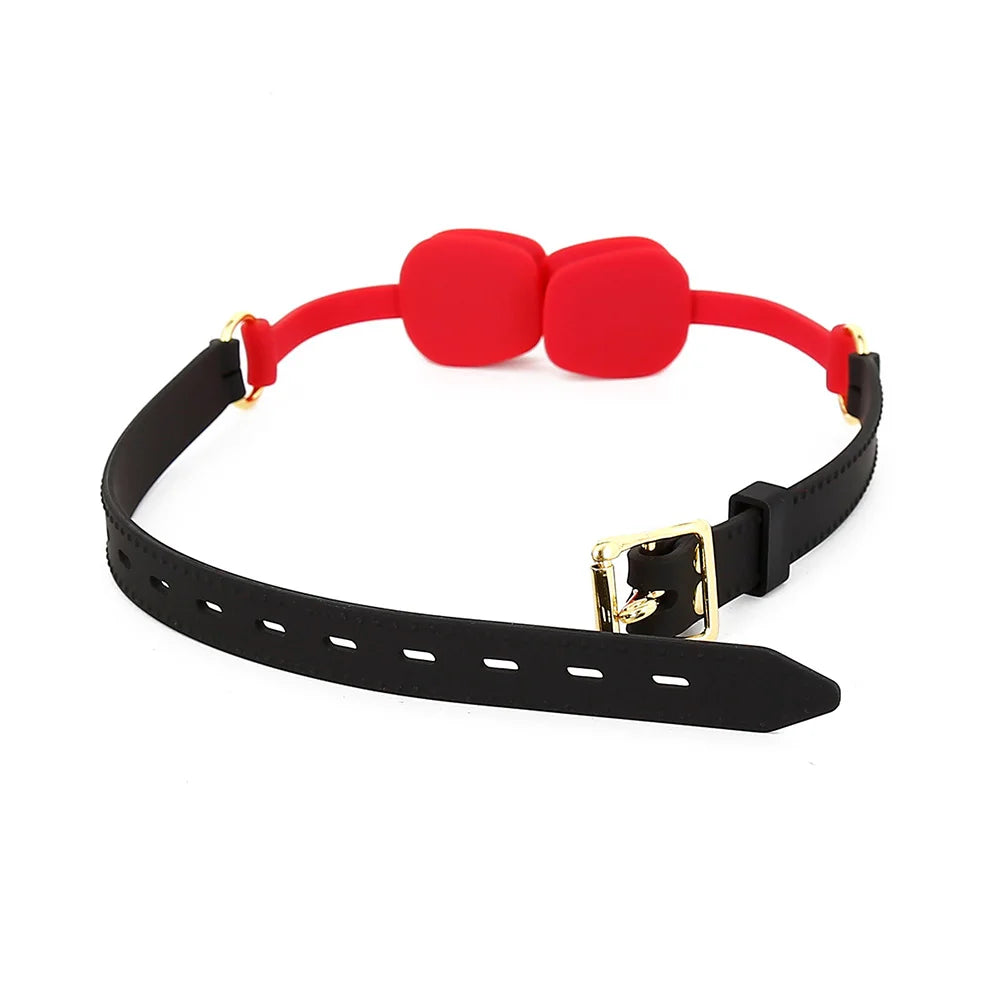 Silicone Mouth Ball Invisible Yoke Bundled Erotic Goods Bdsm Deep Throat Female Gag Flirtation Toys Couple Supplies