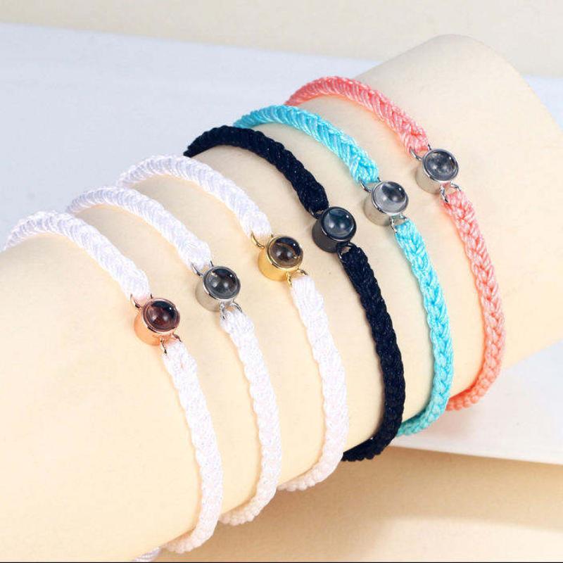 Veile Studios Customized Photo Projection Bracelet For Couples Families Friends And Pets