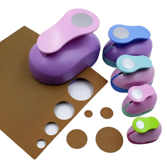 8/16/25/38/50Mm Random Color Circle Punch Diy Embossing Punches Scrapbooking Machine Paper Cutting Hole Rounder Cutter