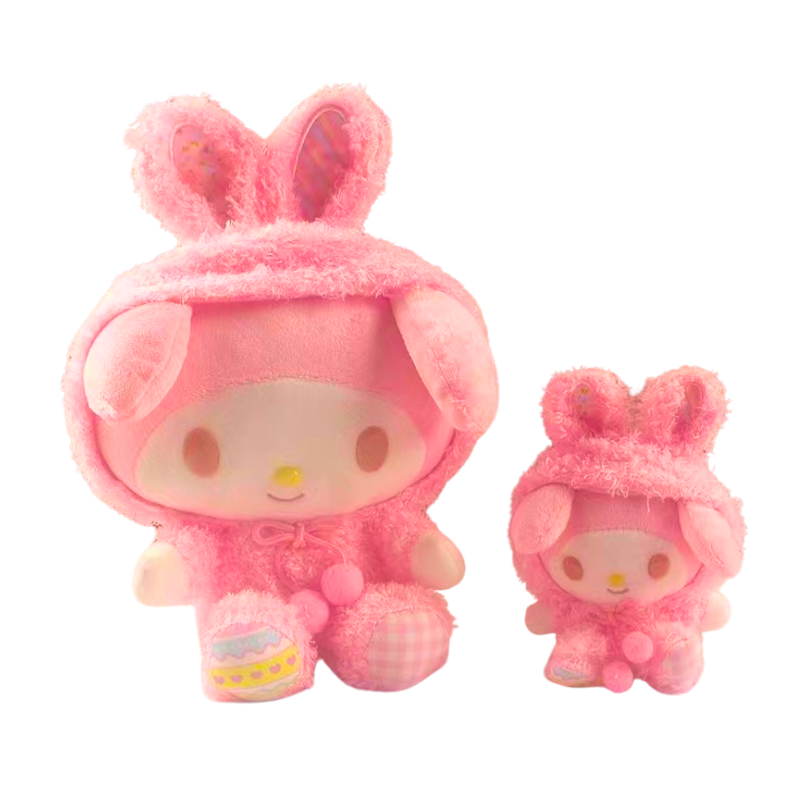 Sanrio Hello Kitty Kuromi My Melody Cinnamoroll Pochacco Easter Plush Toy
