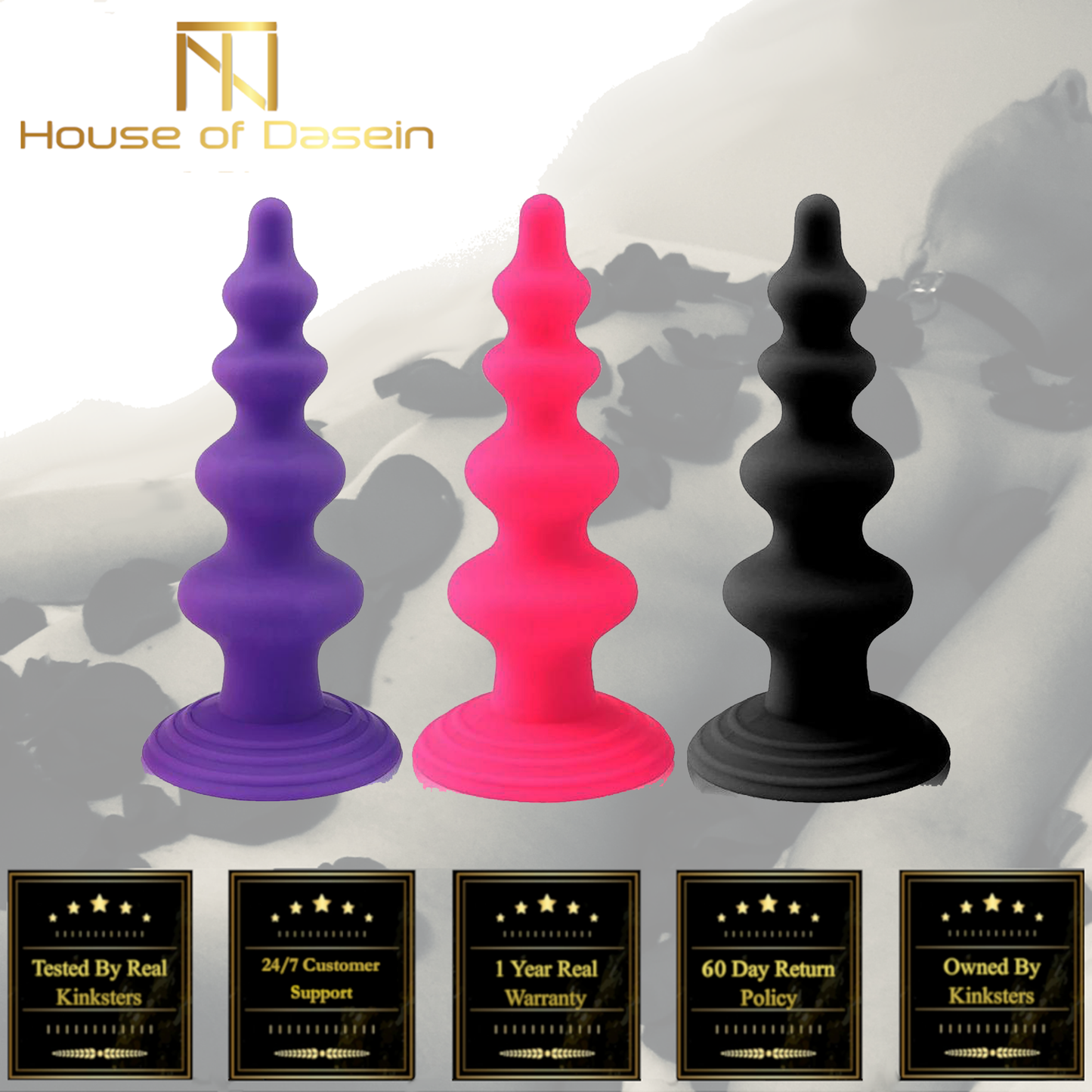 Silicone Anal Dildo Prostate Massager Strong Suction Cup Butt Plug