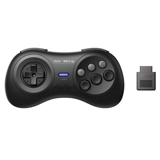 Game Controllers 8Bitdo M30 2.4G Wireless For Sega Genesis Mega Drive Black