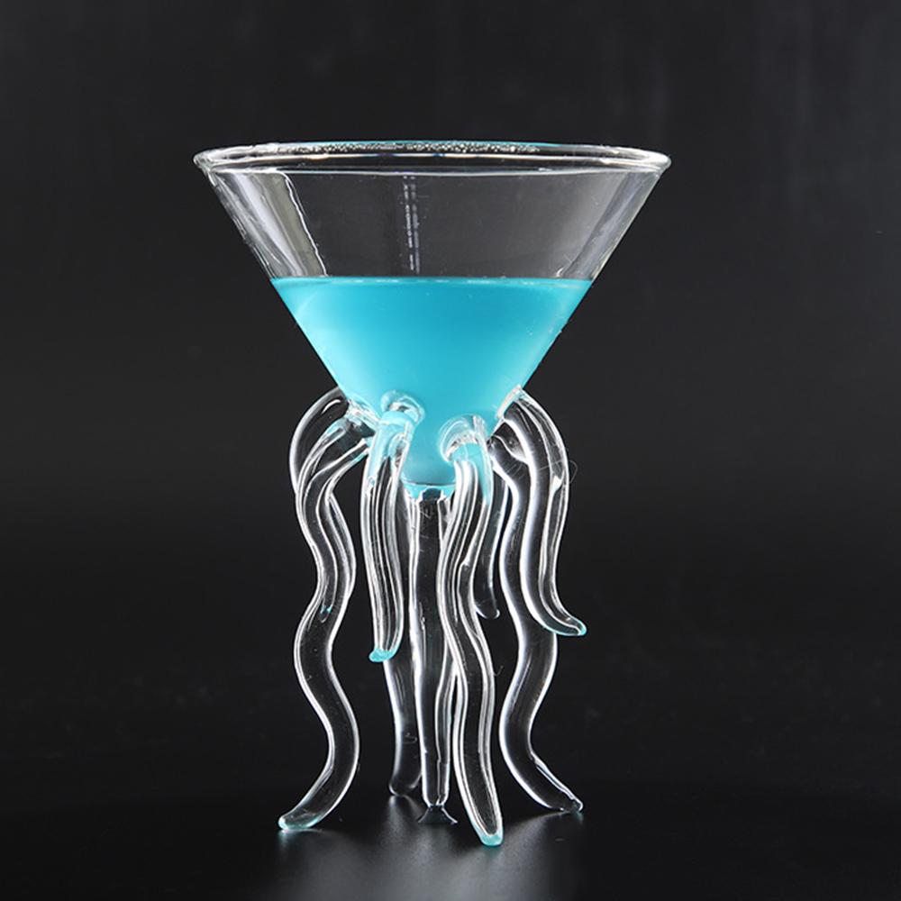 Octopus 13Cm Cocktail Glass Shot Transparent Jellyfish Cup Drinkware