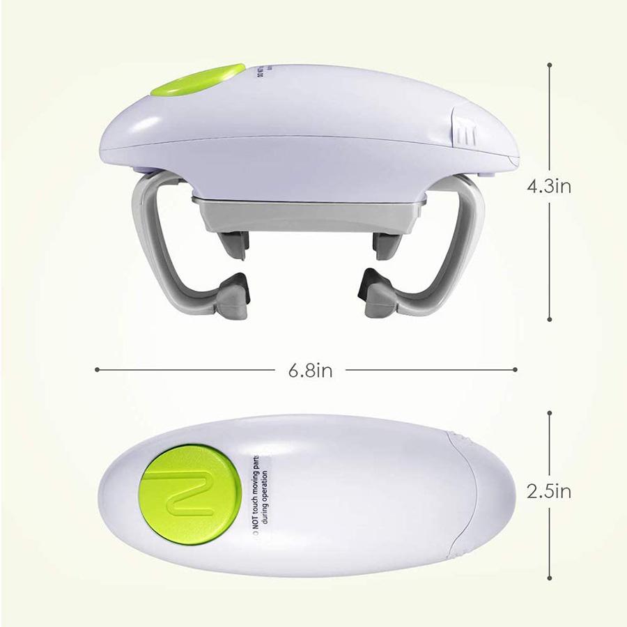 Electric One Push Battery Powered Jar Lid Opener Kitchen Gadget