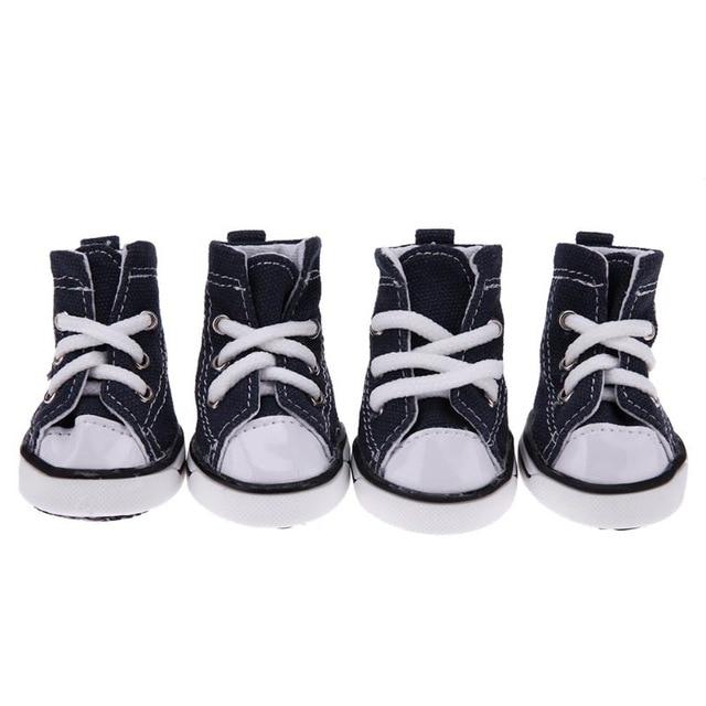 Denim Anti Slip Waterproof Sporty Sneakers For Dogs