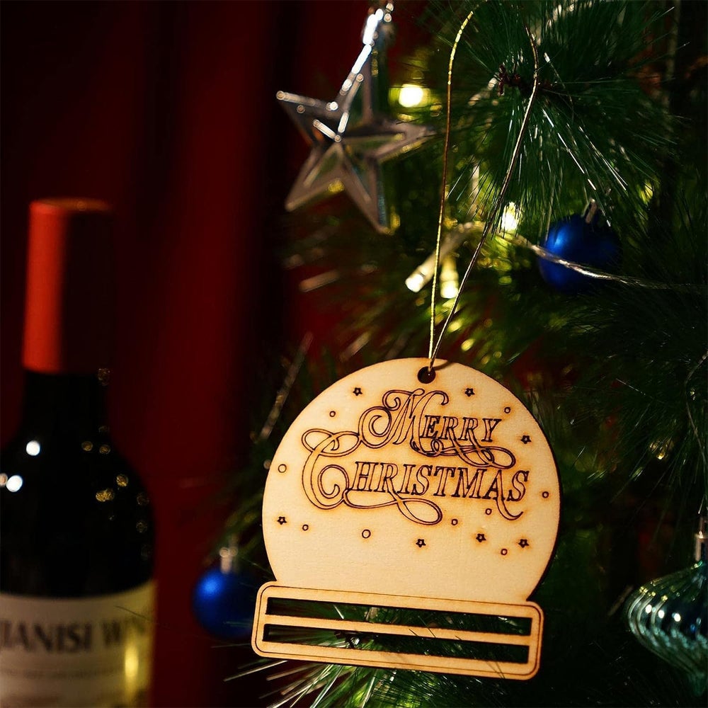 8 Pieces Christmas Money Holders Hanging Ornaments Cash Pendants Xmas