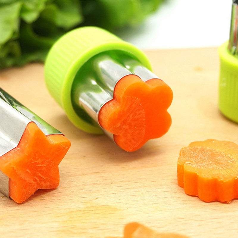 Baking Moulds 8Pcs Stainless Steel Biscuit Cutter Molds Fruit Vegetable