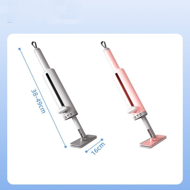 Rotatable Self Squeeze Mini Mop With Crevice Brush For Floor Cleaning
