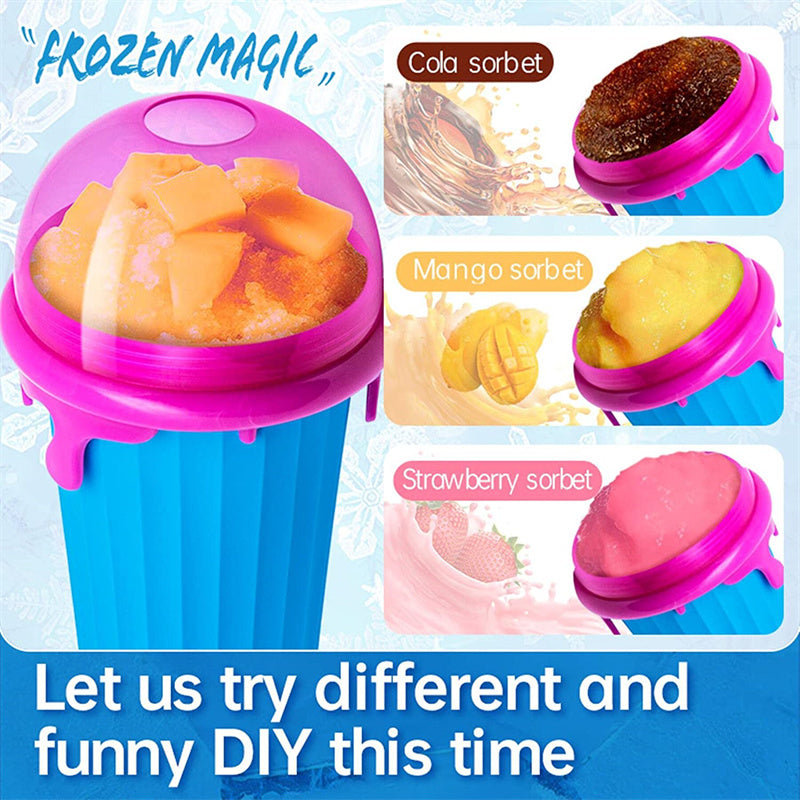 500Ml Slushy Cup Quick-Frozen Smoothie Fast Cooling Magic Ice Cream Maker