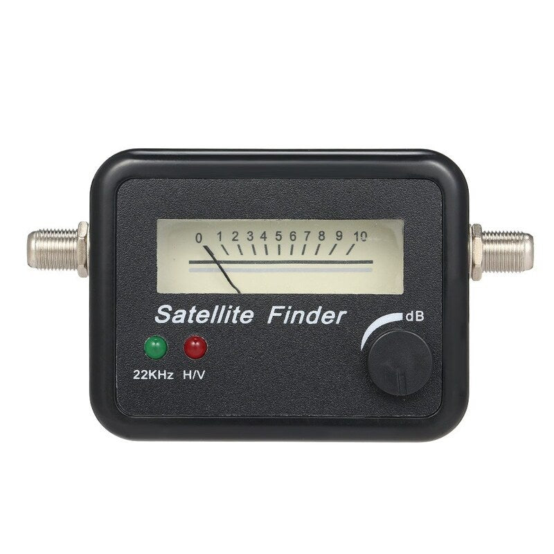 9502 Satellite Signal Finder Digital Tv Receiver With Pointer Black