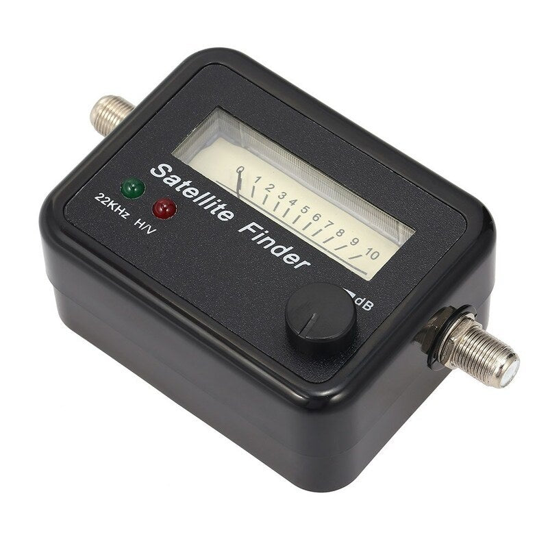 9502 Satellite Signal Finder Digital Tv Receiver With Pointer Black