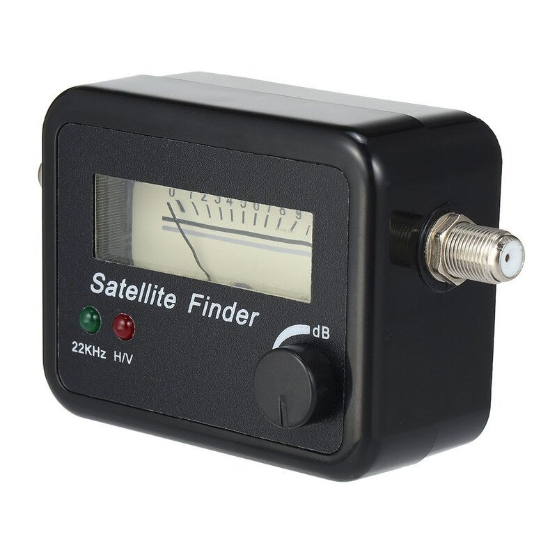 9502 Satellite Signal Finder Digital Tv Receiver With Pointer Black