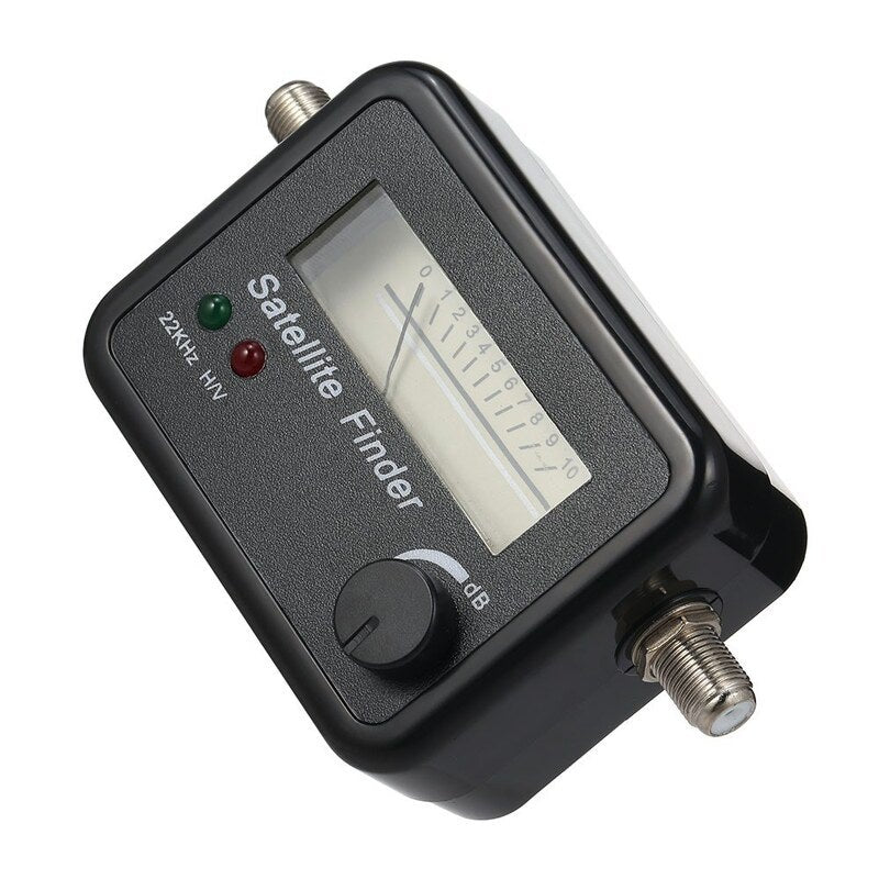 9502 Satellite Signal Finder Digital Tv Receiver With Pointer Black
