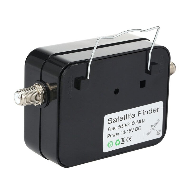 9502 Satellite Signal Finder Digital Tv Receiver With Pointer Black