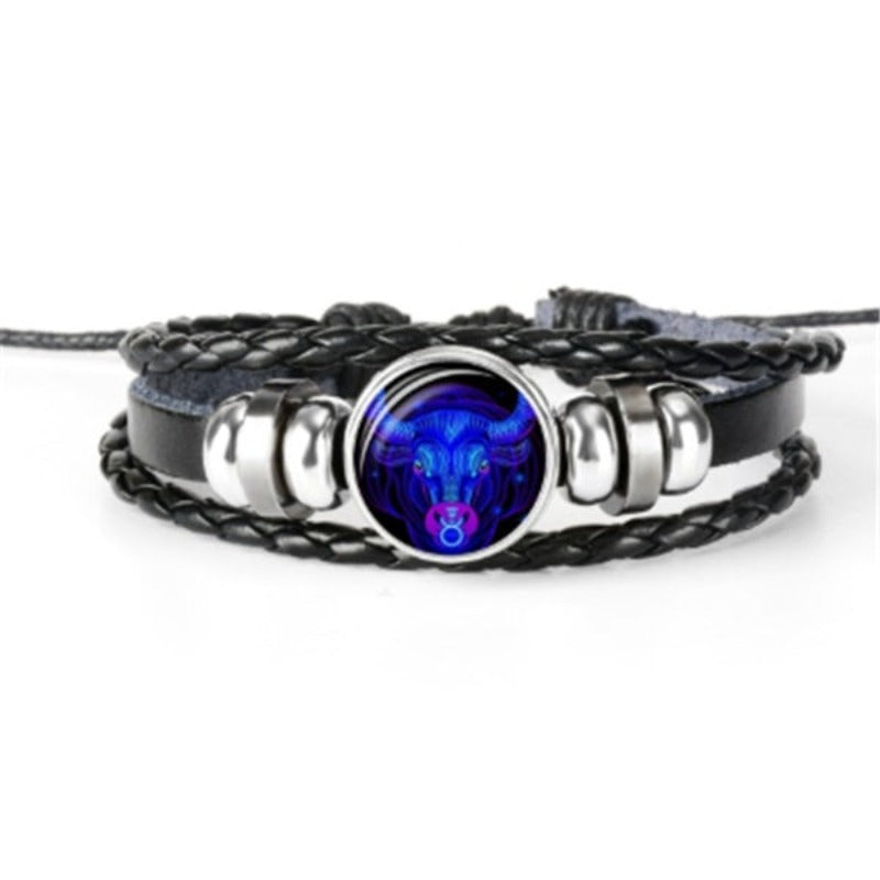 Veile Studios Zodiac Constellation Braided Design Bracelet For Men Women And Kids Fashion Jewellery