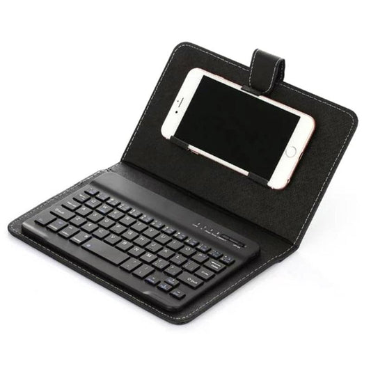 Pu Leather Wireless Bluetooth Keyboard Phone Case