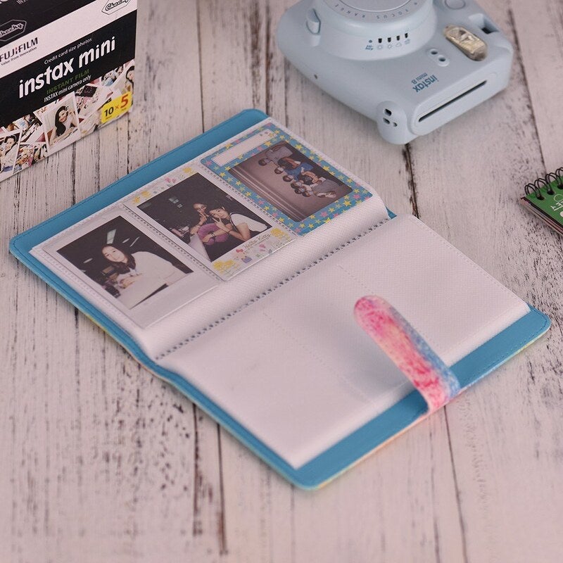 96 Pockets Mini Photo Album Book For Fujifilm Instax 8 7S 70 25 50S 90 Color Films Camera Paper Name Card Credit