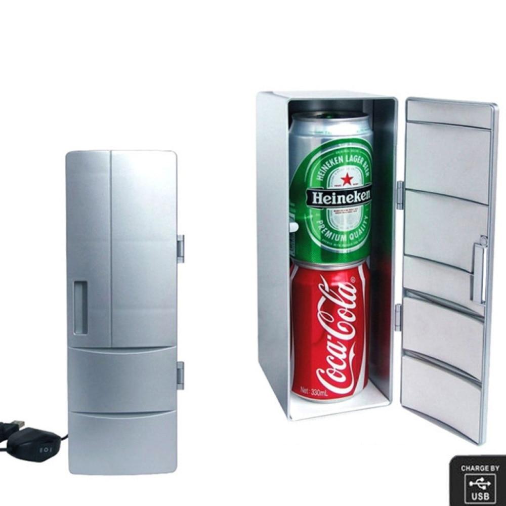 Novelty Mini Fridge Usb Rechargeable Drinks Beer Cooler