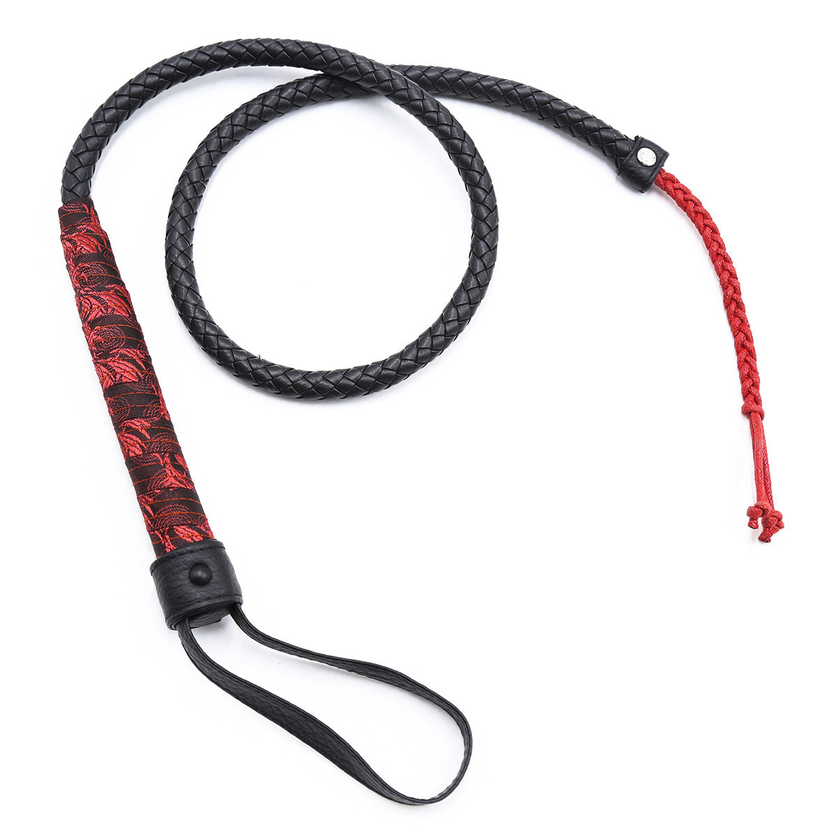 New Hand-Woven Whip Chinese Style Handle