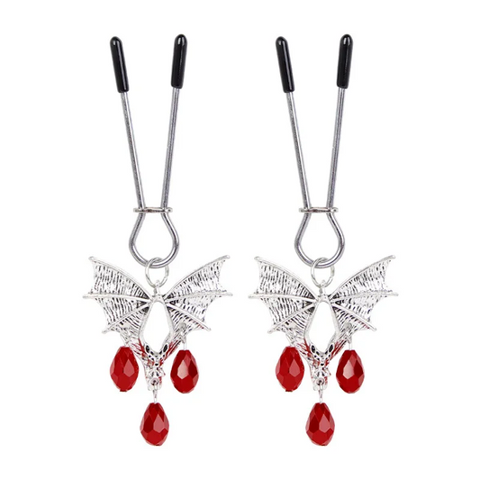Nipple Clamp Sex Toys With Red Jewelry For Men Women Bdsm Bondage Breast Clips Clitoris Stimulator Flirt Adults Products