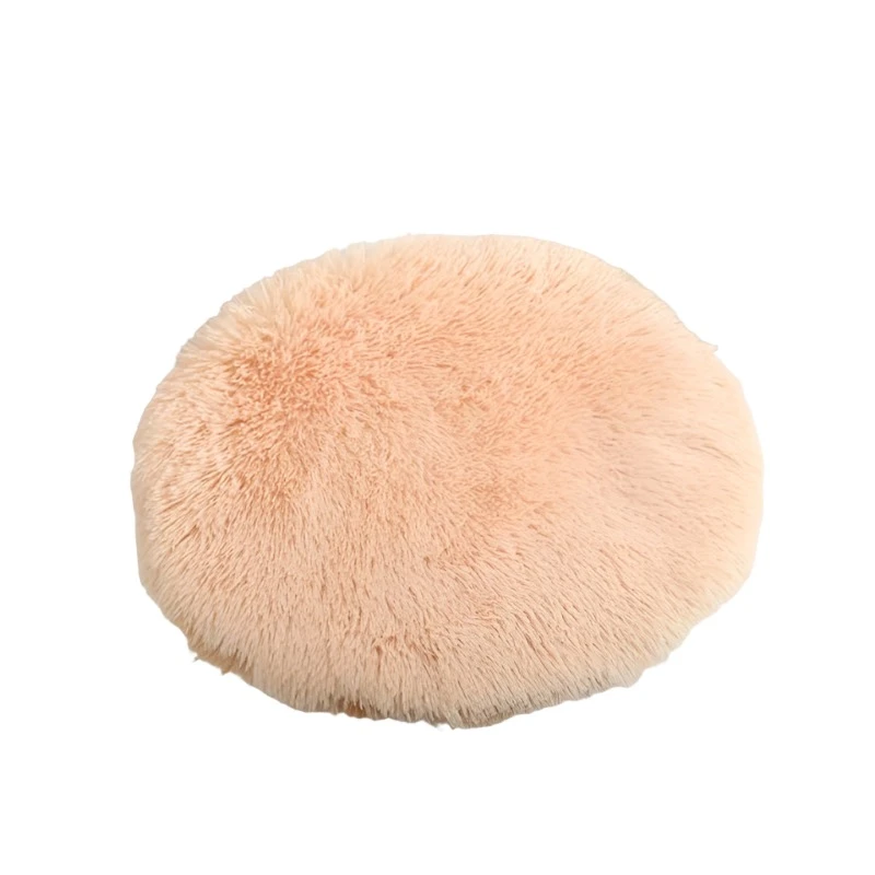Soft Plush Round Cat Bed Mat For Small Dogs Cats Cozy Fleece Pet Sleeping Kitten Puppy Nest Warm Cushion Accessories