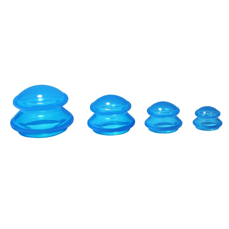 Silicone Cupping Set Suction Cups Vacuum Jars Therapy Slimming Body Face Massage Anti Cellulite Weight Loss