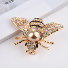 Animal Bee Brooch Pin Accessories Alloy With Diamond Inlay