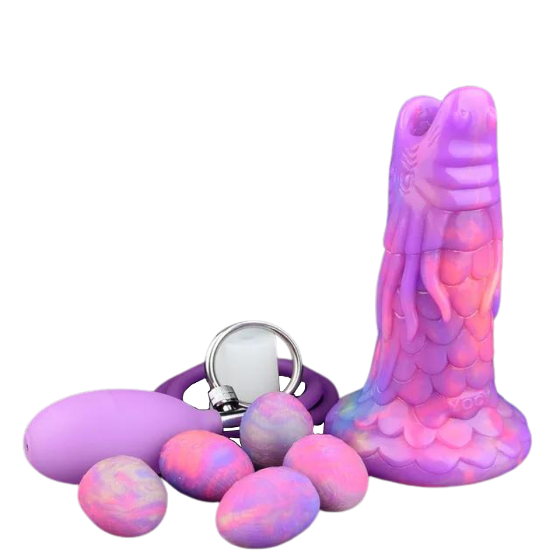 Fantasy Pneumatic Luminous Ovipositor Anal Sex Toys Lay Eggs Dildos Butt Plug