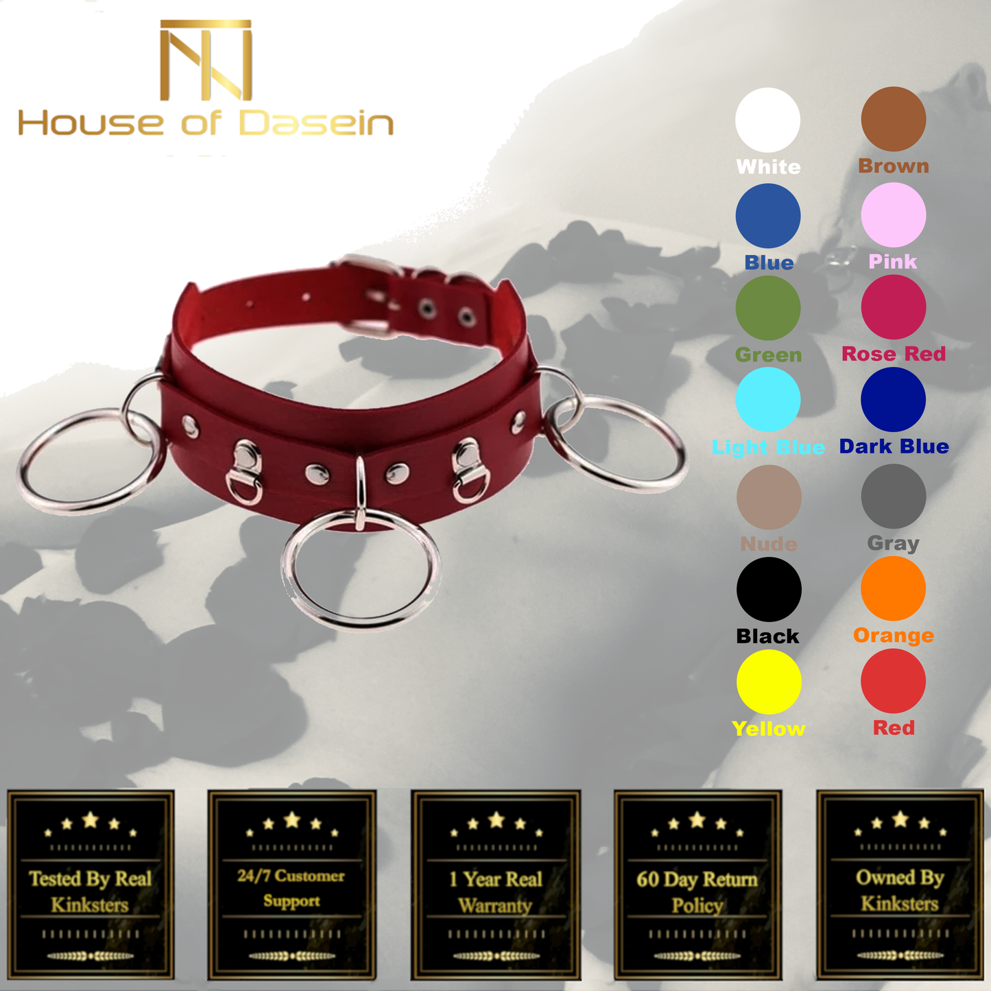 Ring Collar Sexy Choker Harajuku All Colours Gothic