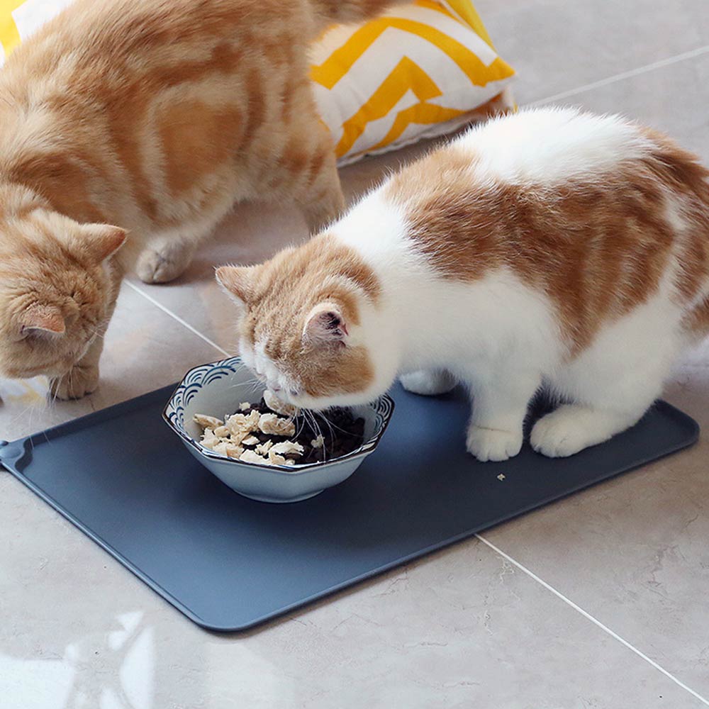 Waterproof Silicone Pet Feeding Mat For Dogs Cats