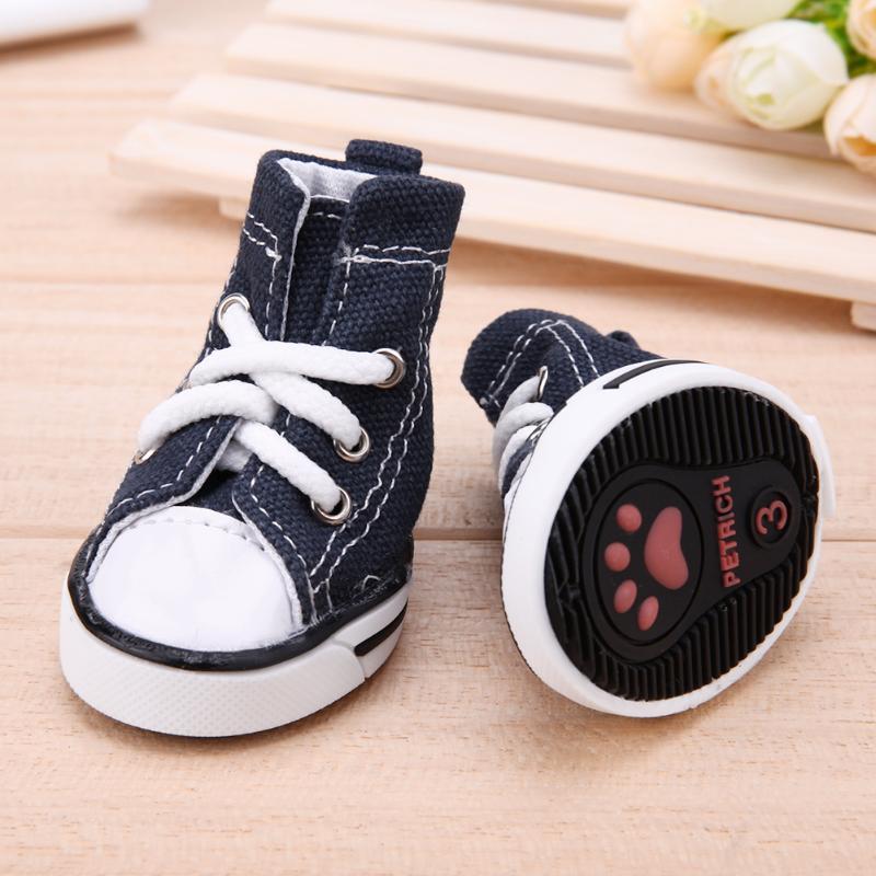 Denim Anti Slip Waterproof Sporty Sneakers For Dogs