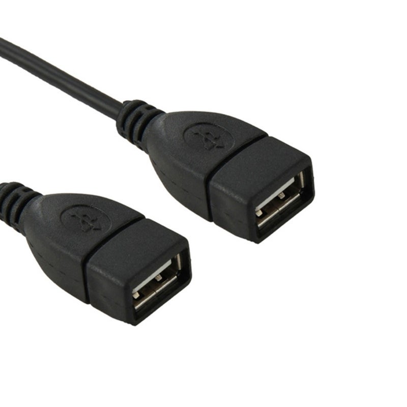 10 Pin Motherboard Female Header To Dual Usb 2.0 Adapter Cable 50Cm