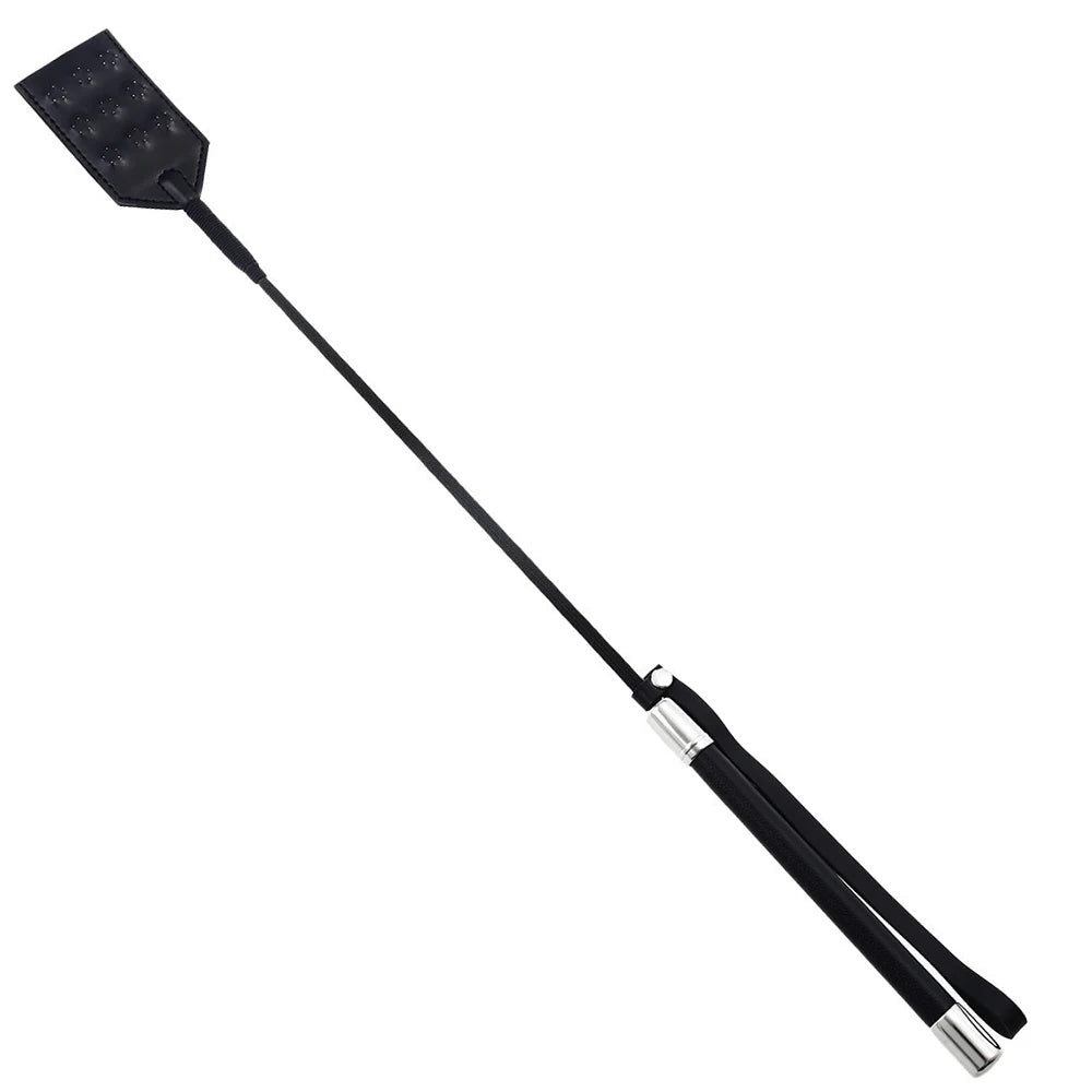 2023 New 52Cm Riding Crop Pu Leather Whips With Concealed Nail Crops Equestrianism Horsewhips Strap