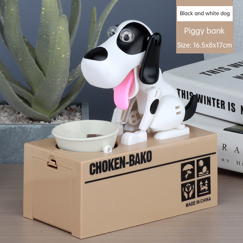 Automated Plastic Coin Bank In Panda/Cat Shape Electronic Deposit Savings For Kids Great Gift