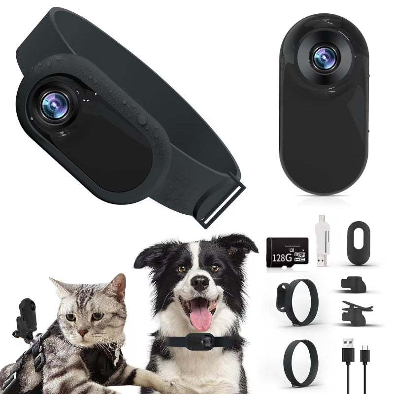 Camera Magnetic Collar Clip Thumb Sports Hd Outdoor Pet Cycling Recorder